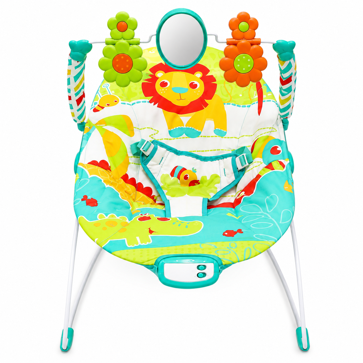 Baby Musical Bouncer Seat with Mirror & Toys
