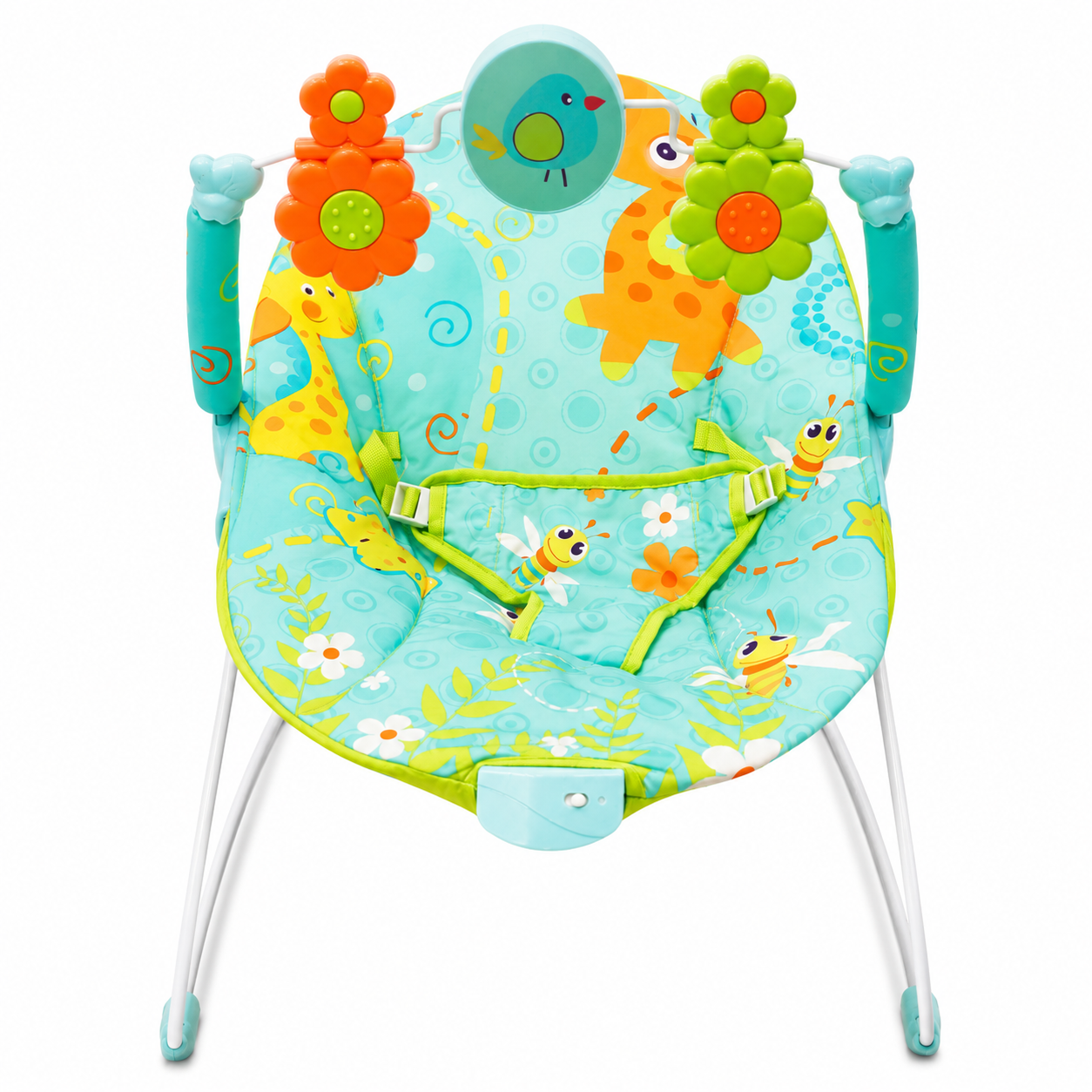 Baby Musical Bouncer Seat with Toys for Newborns