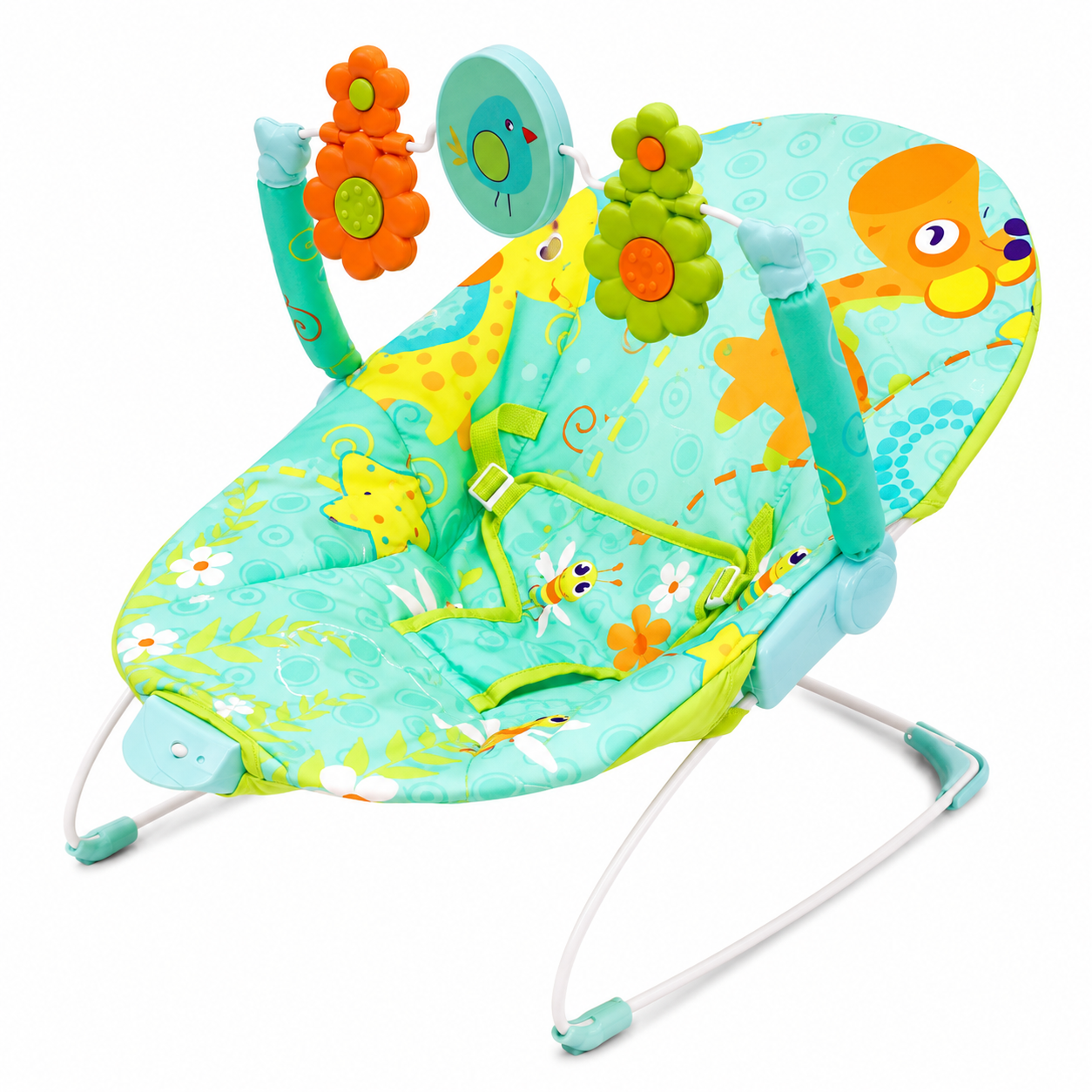 Baby Musical Bouncer Seat with Toys for Newborns