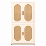 Folding Storage Wardrobe Plastic With Wheels
