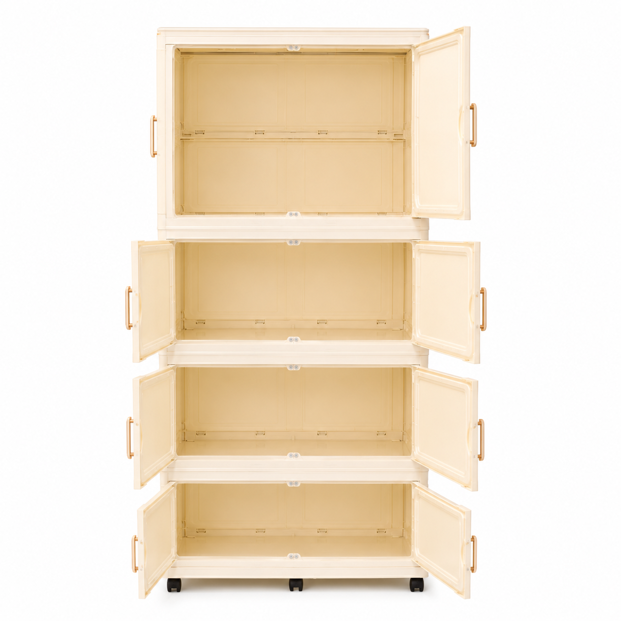 Kids Plastic Storage Wardrobe Love You Print