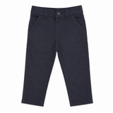 Kids Navy Blue Cotton Chino Pants