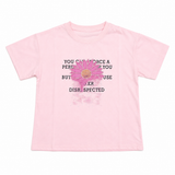 Girls Pink Daisy Graphic T-Shirt