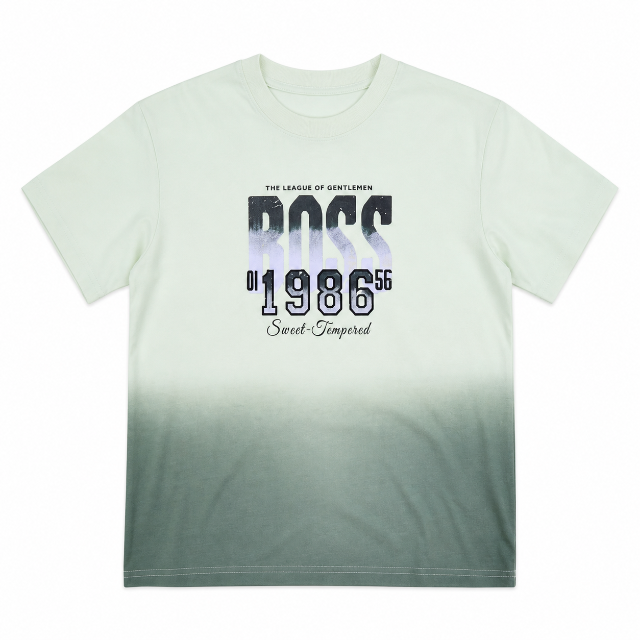 Kids Graphic T-Shirt Green Gradient