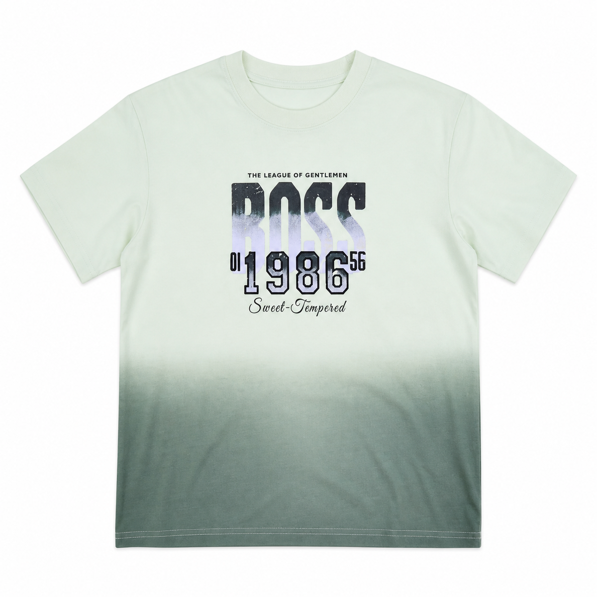 Kids Graphic T-Shirt Green Gradient