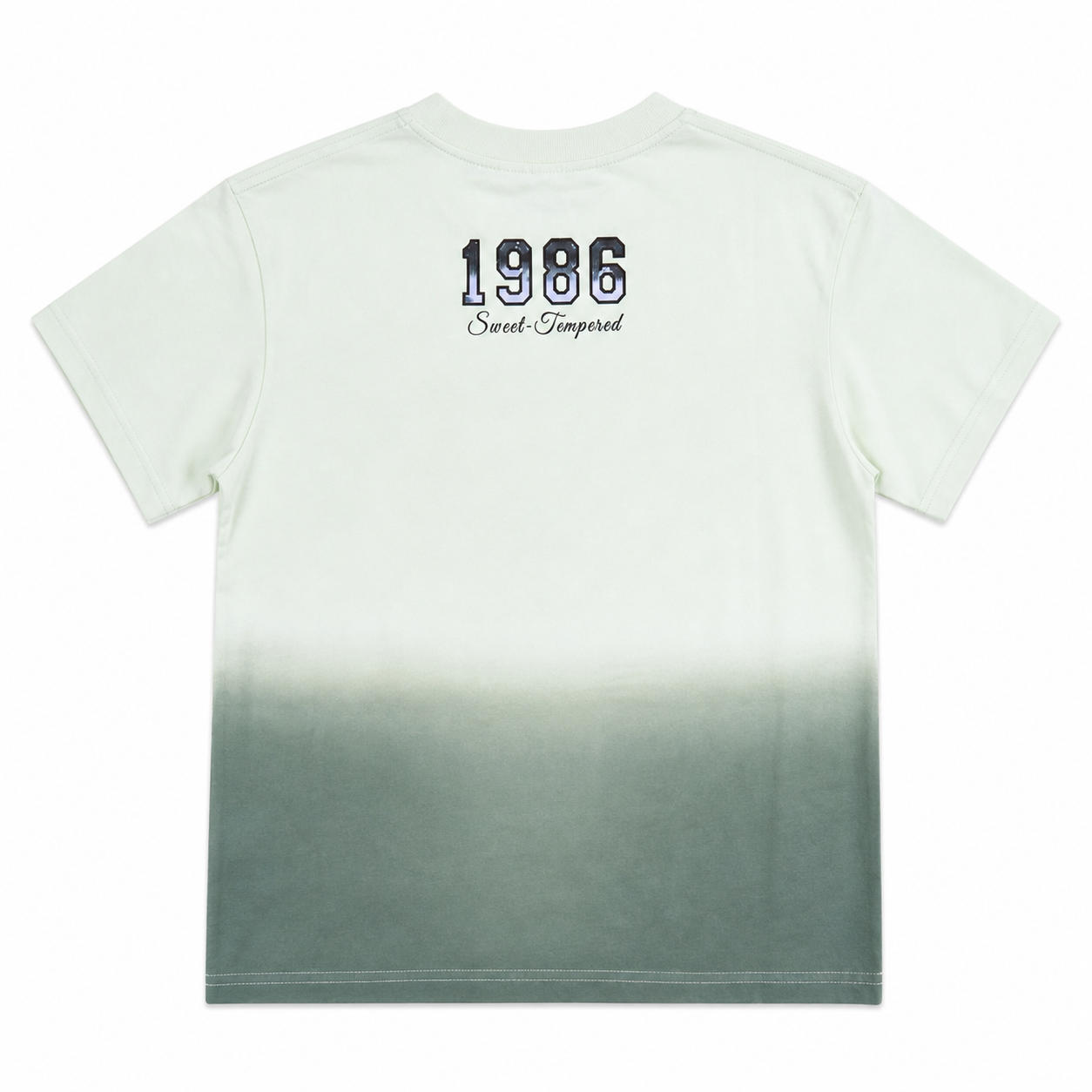 Boys Mint Green Ombre Cotton T Shirt