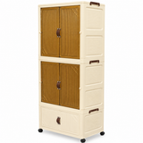 Premium Baby Folding Wardrobe with 3 Storage Tiers