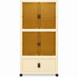 Premium Baby Folding Wardrobe with 3 Storage Tiers