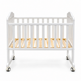 Premium Baby Wooden Crib with Wheels