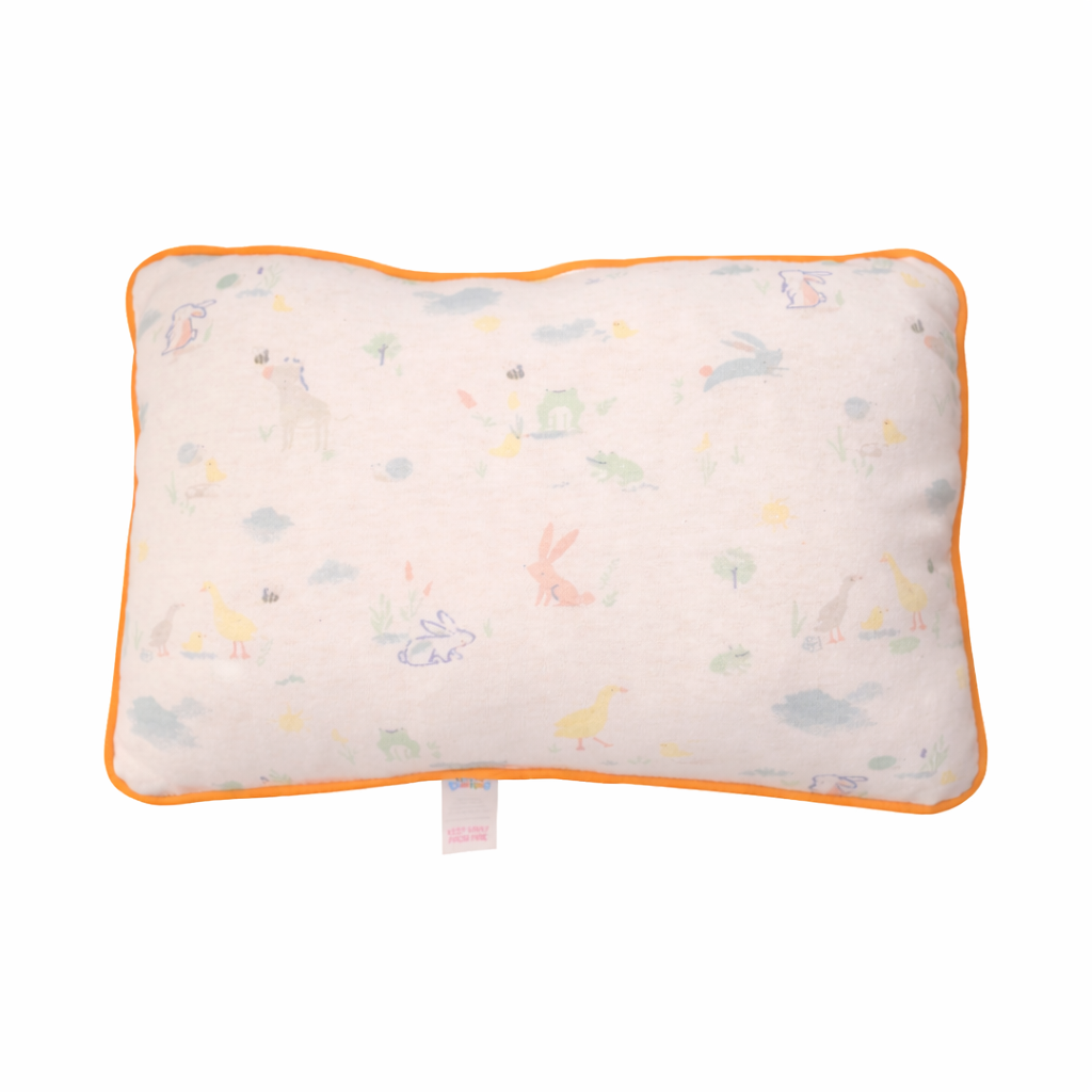 Baby Net Gadda Set 3 Pcs Yellow Print by Little Darling