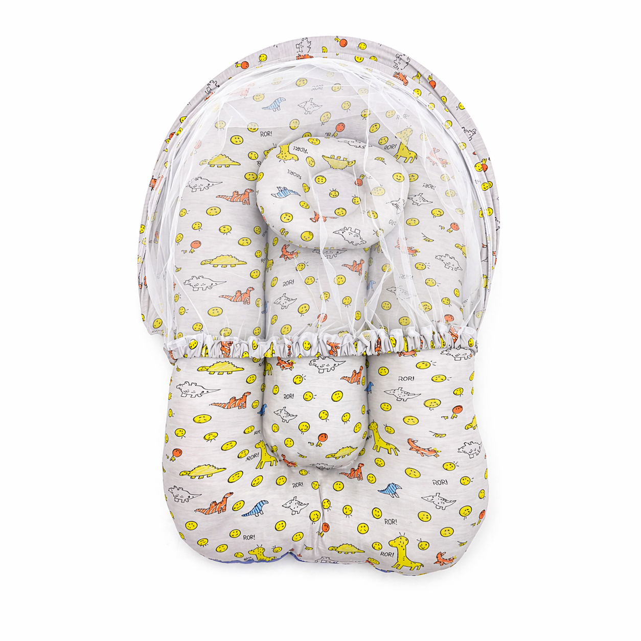 Baby Net Gadda Set 3 Pcs Animal Print Mosquito Net by Little Darling