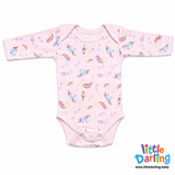 Baby Bodysuit Pk Of 3 Full Sleeve Unicorn | Little Darling