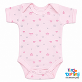 Baby Bodysuit Pk Of 3 Short sleeve Princess | Little Darling