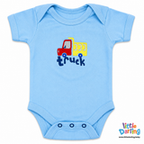 Baby Bodysuit Pk Of 3 Half Sleeve Truck & Car | Little Darling