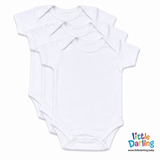Bodysuit Pack Of 3 Half Sleeve | Little Darling