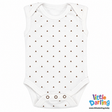 Baby Bodysuit Pk Of 3 Sleeveless Animal Print | Little Darling