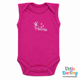 Baby Bodysuit Pk Of 3 Sleeveless Princess | Little Darling