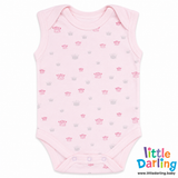 Baby Bodysuit Pk Of 3 Sleeveless Princess | Little Darling