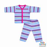 Baby Night Suit Multi Stripes | Little Darling