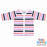 Baby Night Suit Multi Color Stripes | Little Darling