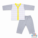 Baby Night Suit Striped Design | Little Darling