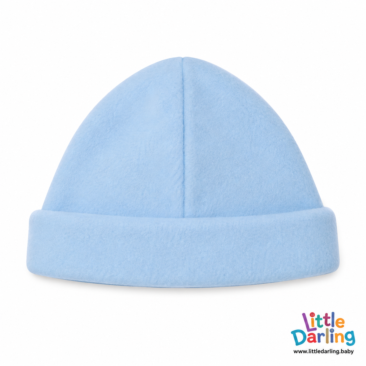 Baby Pollar Cap Light Blue | Little Darling