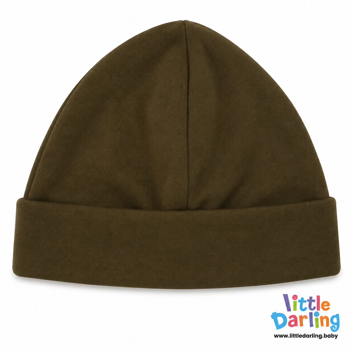 Baby Patch Cap Monkey & Cloud Brown Color | Little Darling
