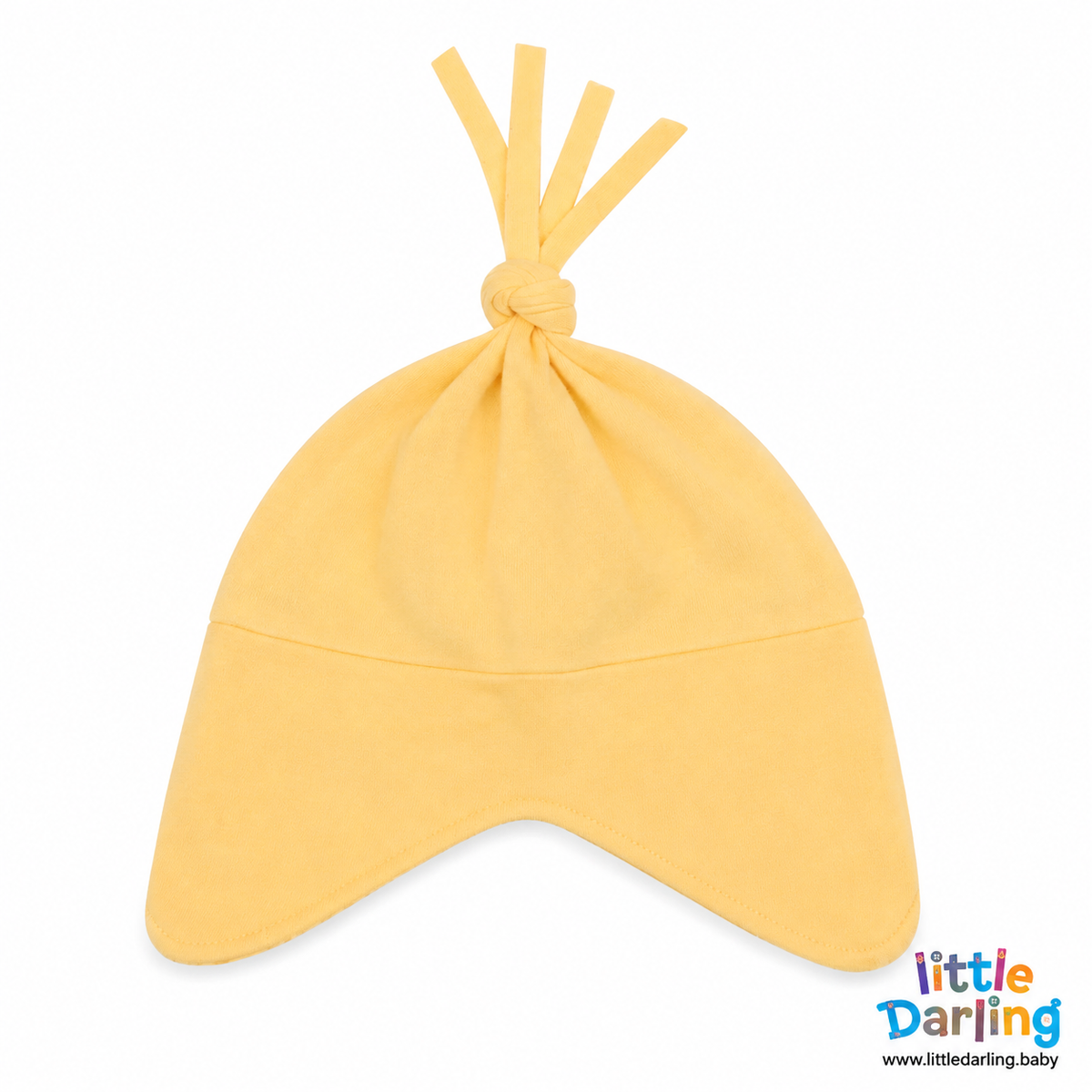 Baby Pollar Cap Mustard Color | Little Darling
