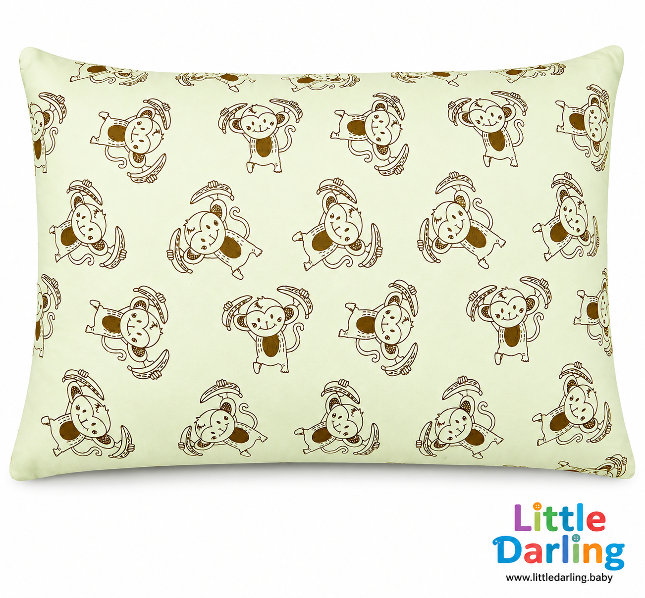 Head Pillow Monkey & Cloud Lemon Color by Little Darling
