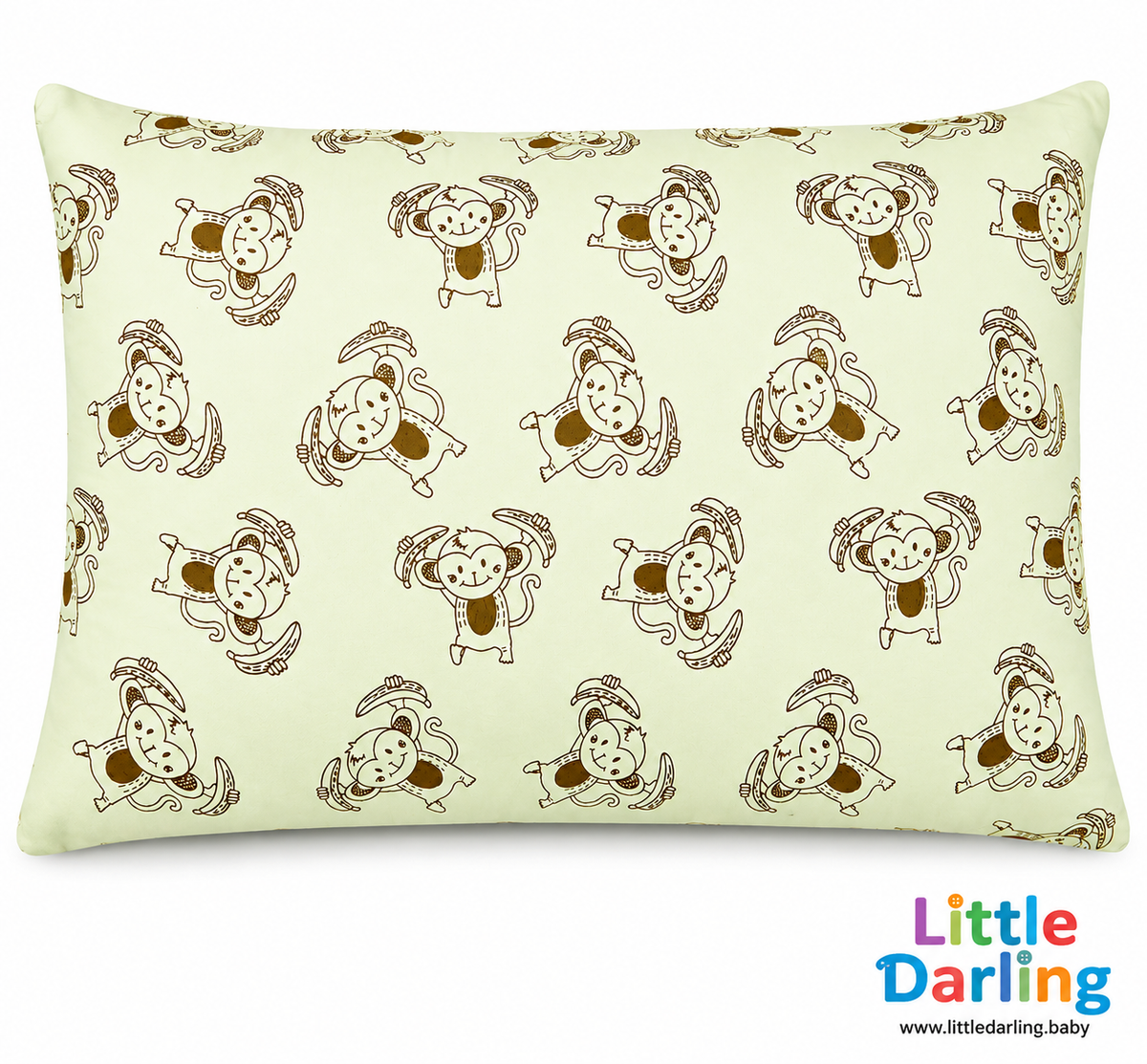 Head Pillow Monkey & Cloud Lemon Color | Little Darling