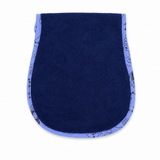 Baby Burp Cloth Terry Towel Navy Blue & Grey Pack of 2 | Little Darling