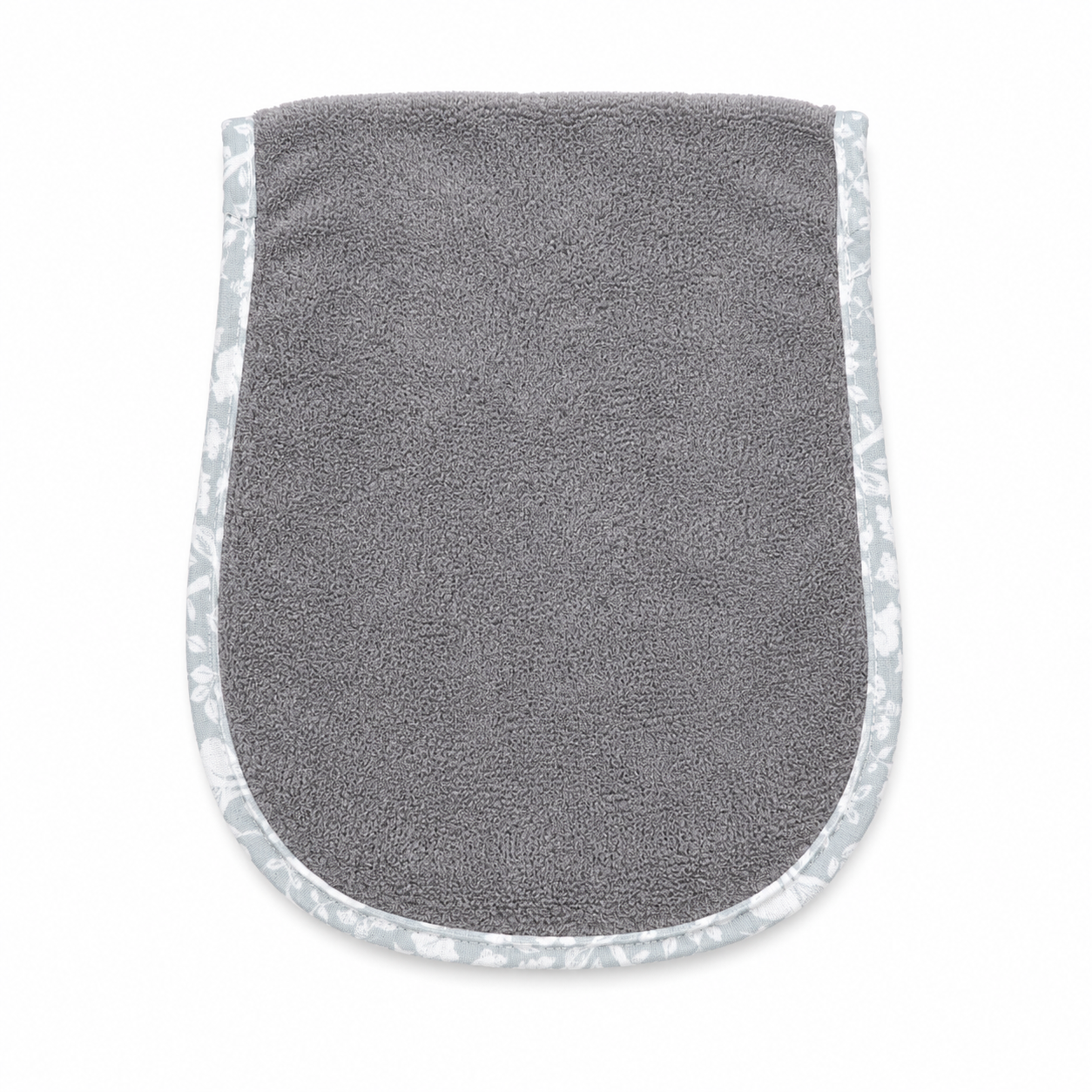 Baby Burp Cloth Terry Towel Navy Blue & Grey Pack of 2 by Little Darling