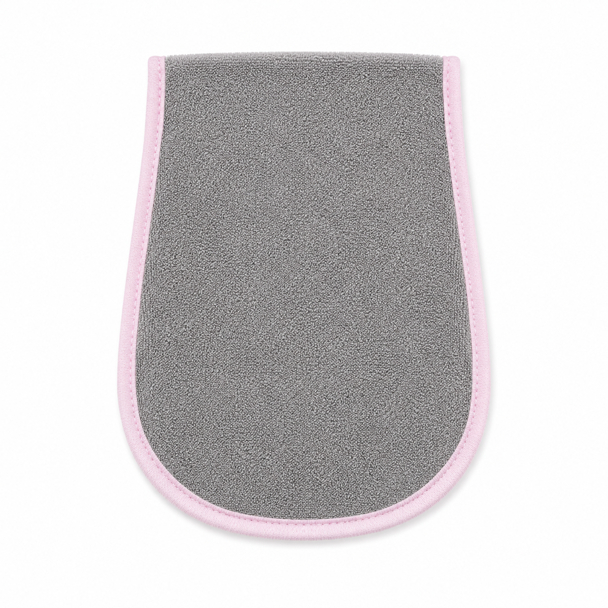 Baby Burp Cloth Terry Towel Pink & Grey Pack of 2 by Little Darling