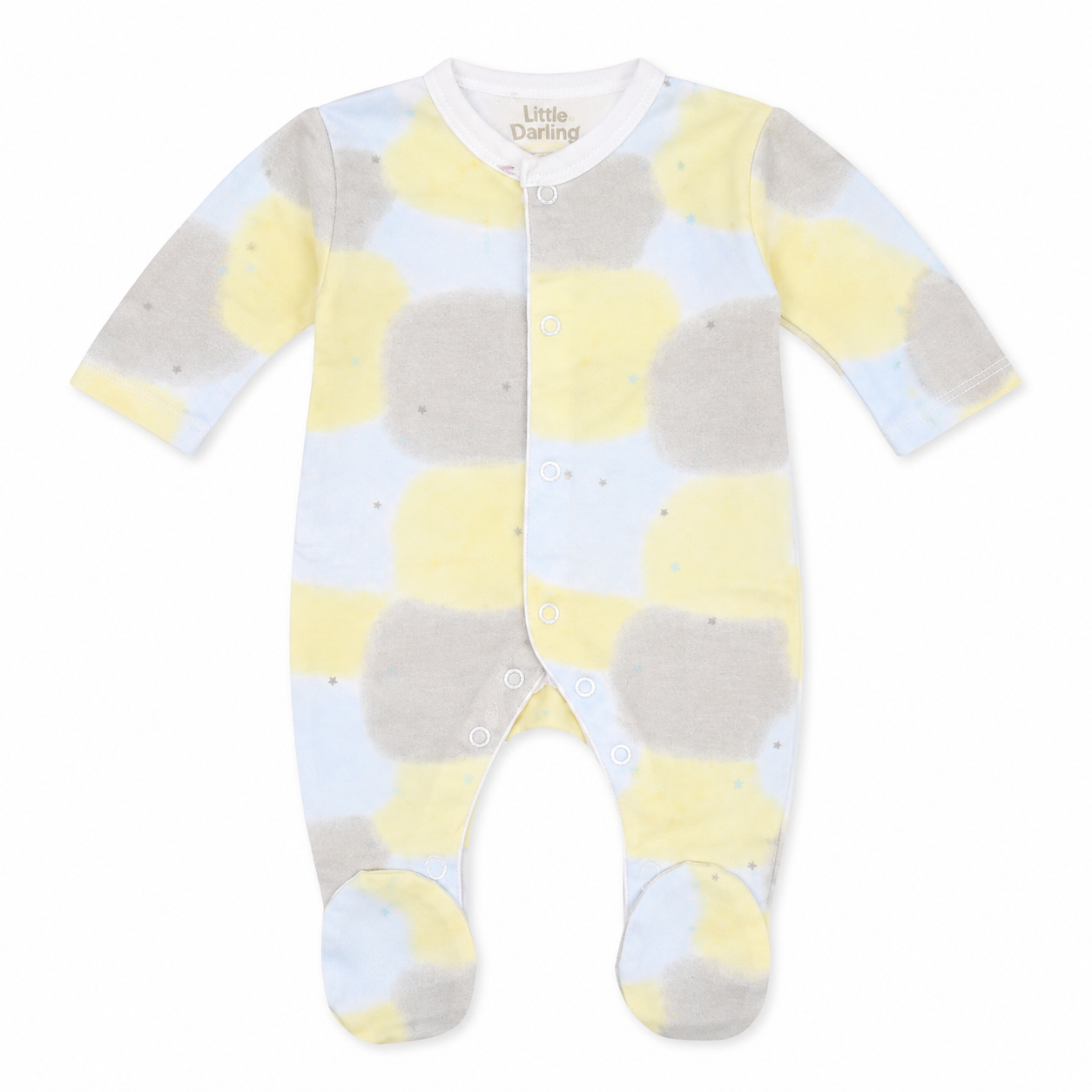 8 Pcs Baby Gift Set Blue & Yellow by Little Darling
