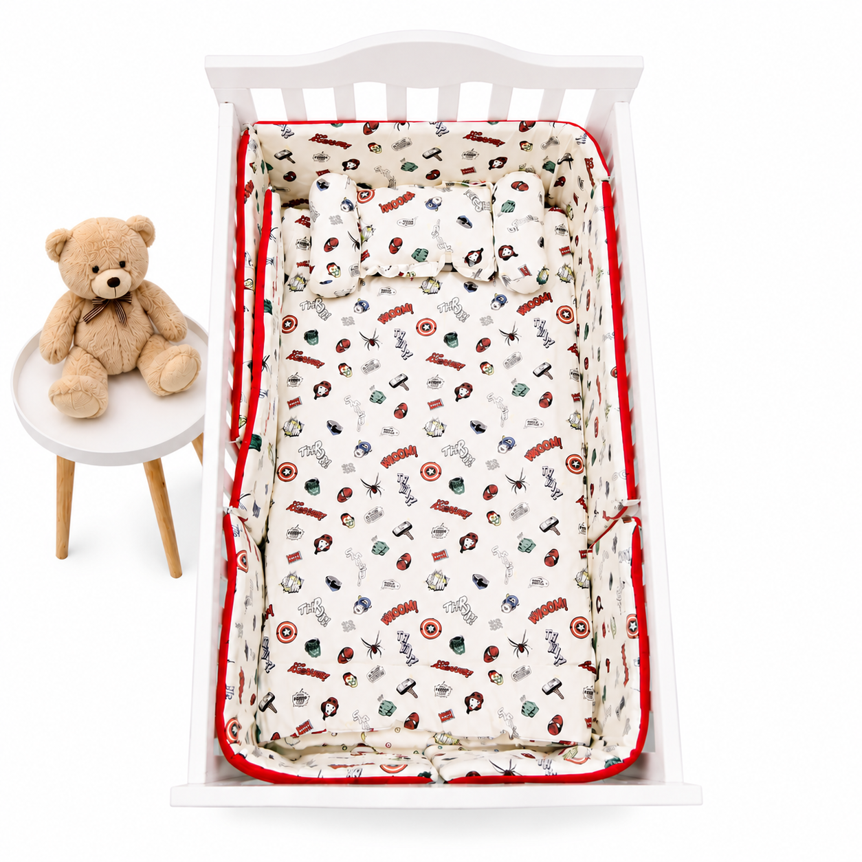 Cot Bumper's & Bedding Set by Little Darling