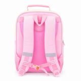 Girls Pink Multi Pocket School Backpack