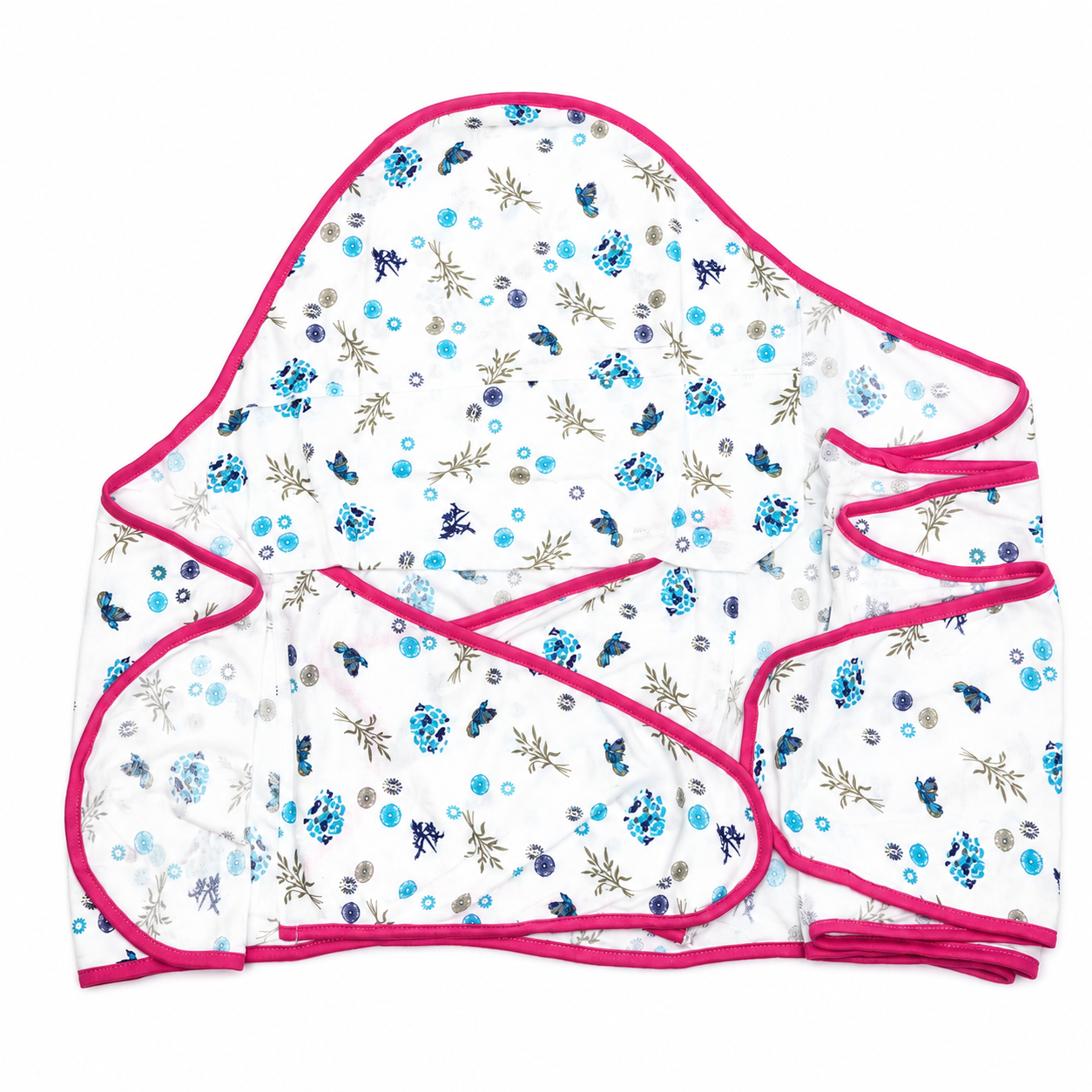 Baby Swaddler Wrap Floral Pink by Little Darling
