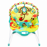 Baby Bouncer Seat with Toy Bar & Mirror for Infants