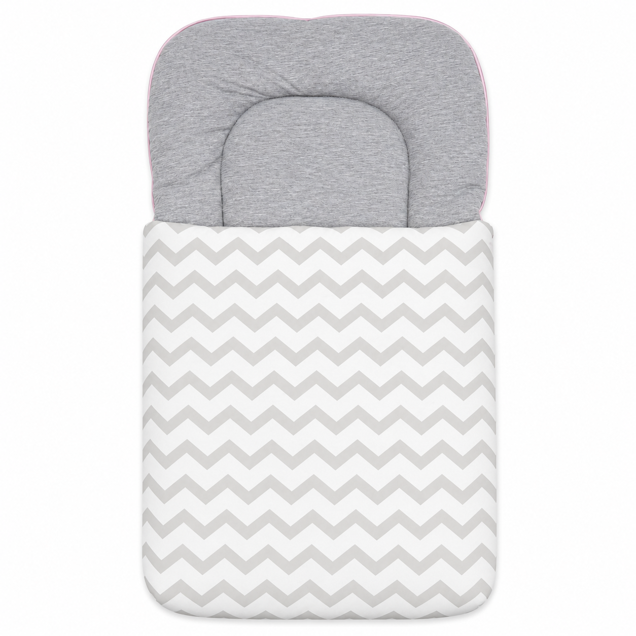 Baby Carry Nest Plain Zig Zag Print by Little Darling