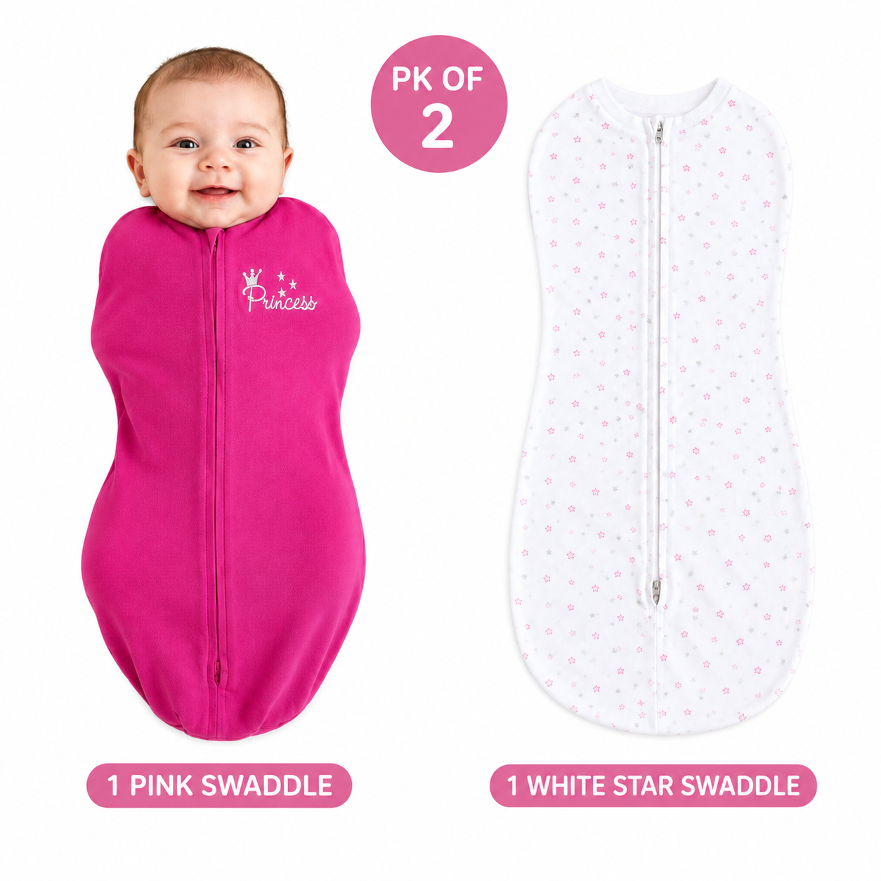 Baby Peanut Swaddle Princess by Little Darling
