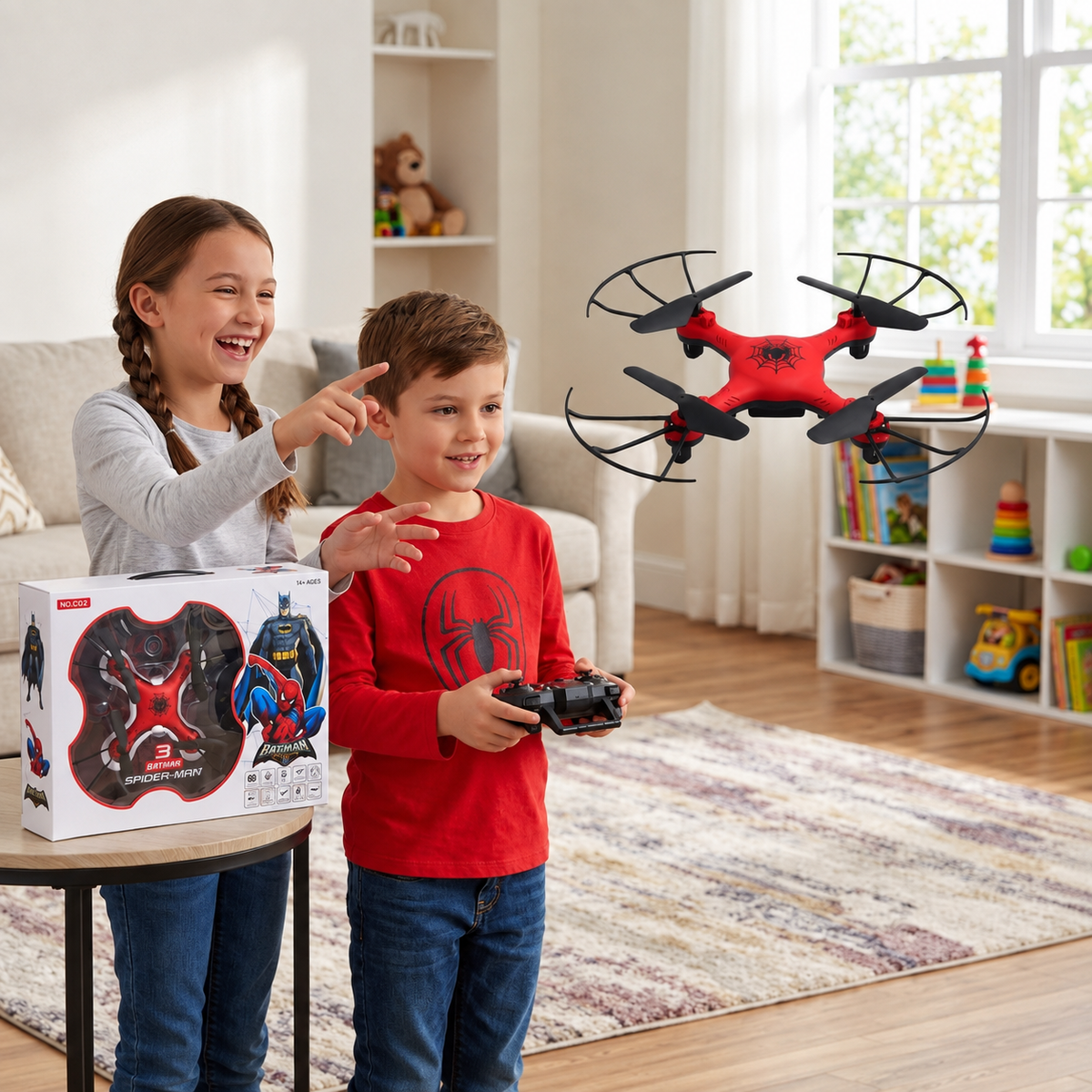 Batman Spider-Man Mini Drone for Kids