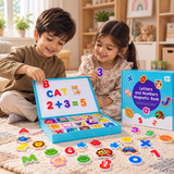 Magnetic Letters & Numbers Educational Learning Book