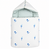 Baby Carry Nest with Pillow Set Blue Floral  | Little Darling