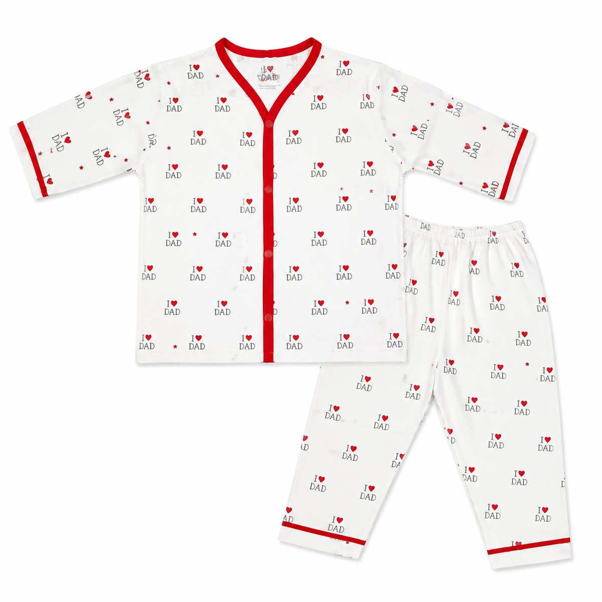 Baby Night Suit I Love Dad | Little Darling