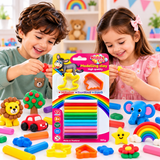 Kiddy Clay Modelling Clay Set 12 Colours