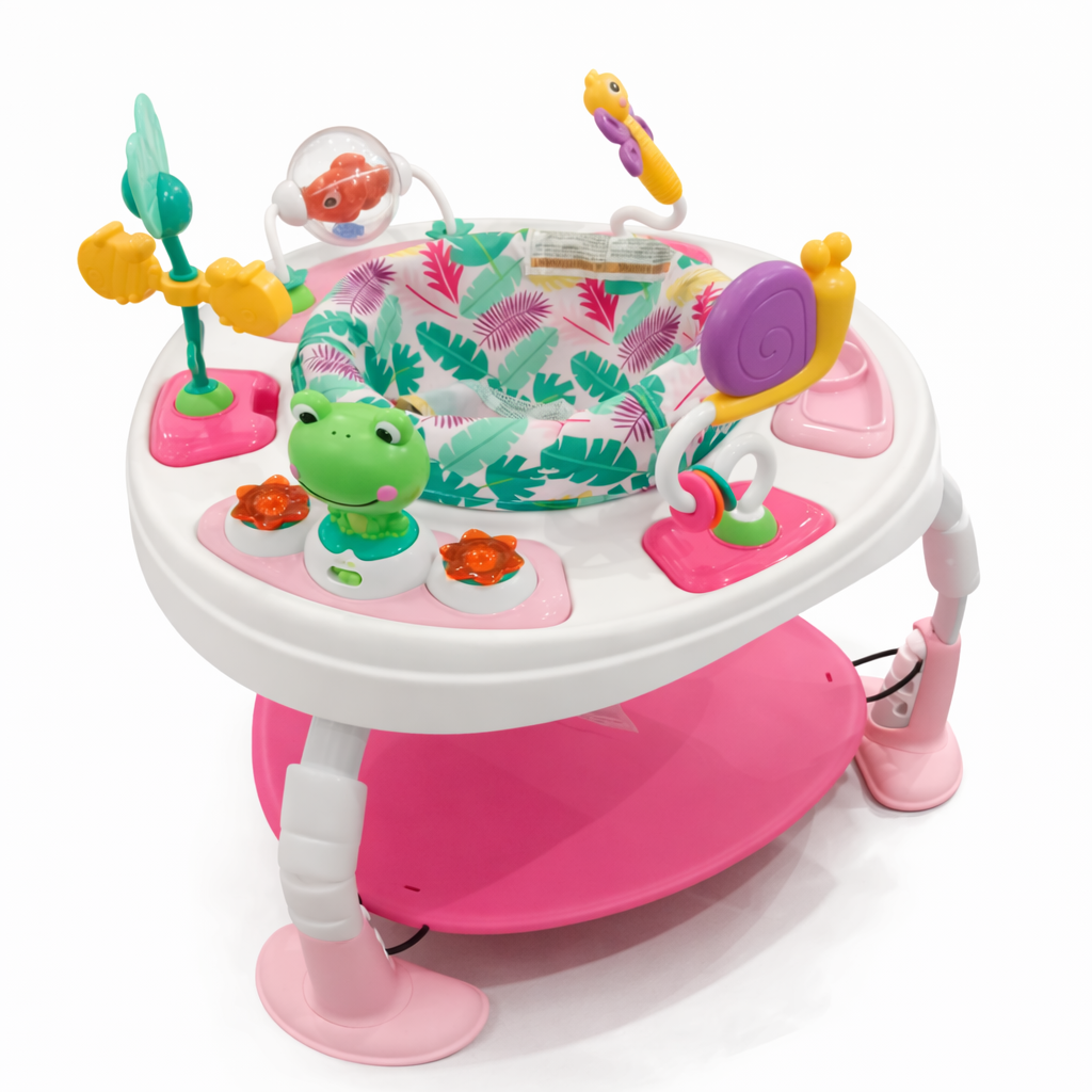 Baby Activity Jumper with Toys and Fun Play Tray