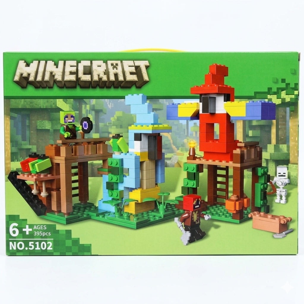 Minecraft 395-Piece Building Blocks Set
