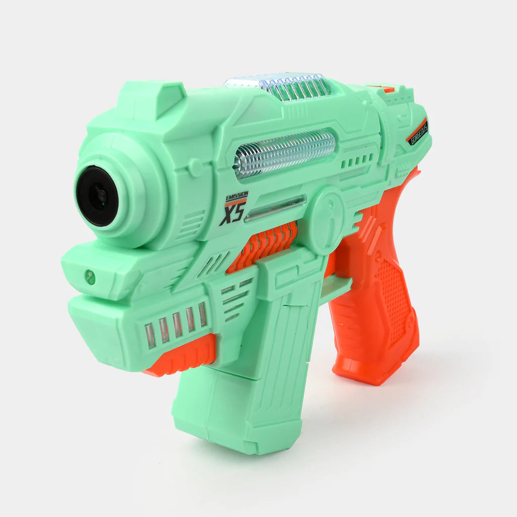 Bubble Gun with Sound & Light Effects