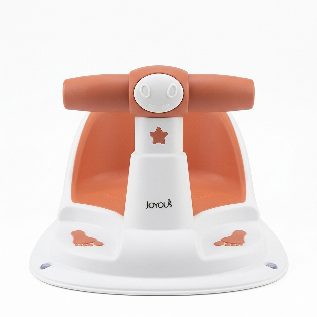 Joyous Baby Training Seat with Support Handle – Orange & White