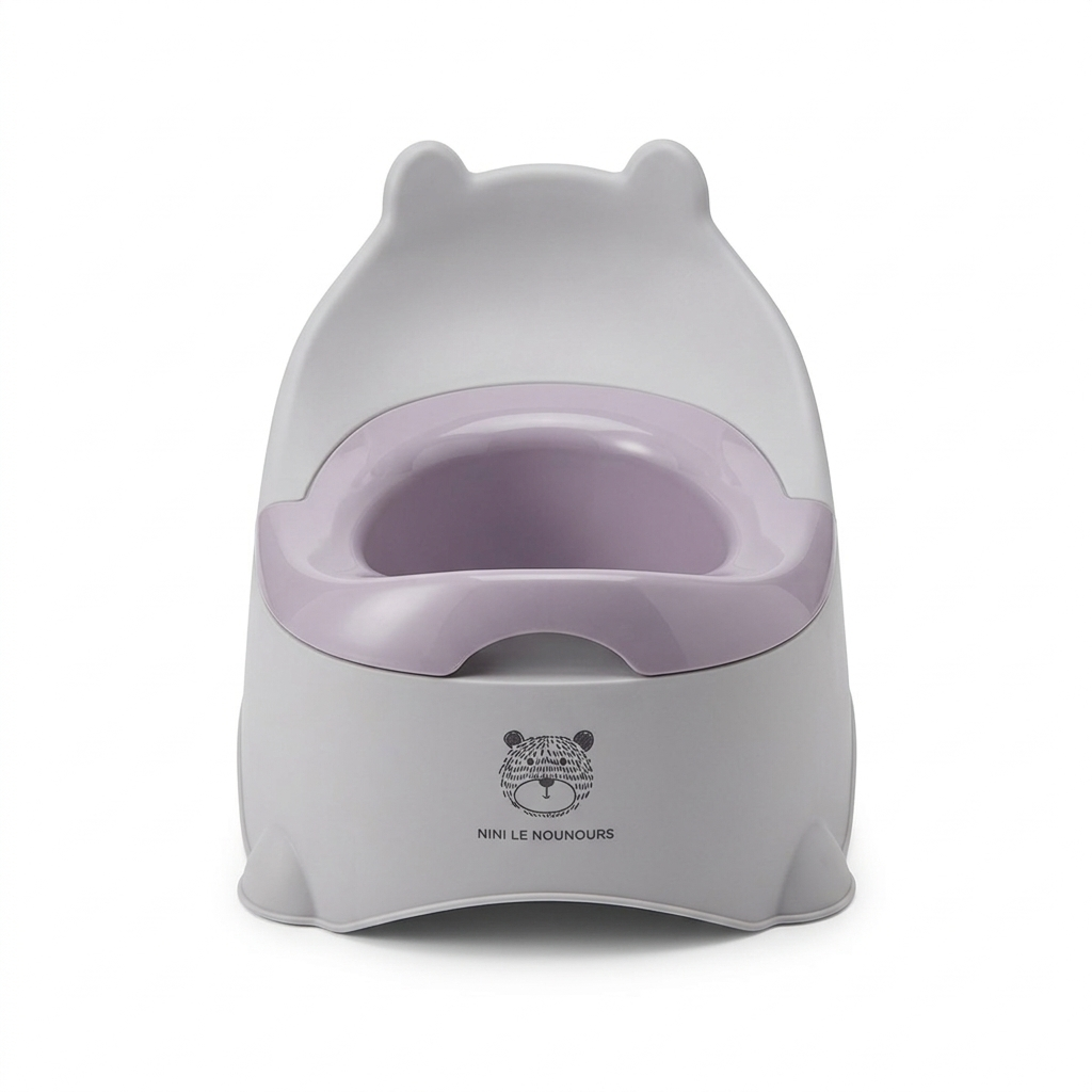 Baby Bear Potty Training Chair with Backrest – Toddler Comfortable Potty Seat